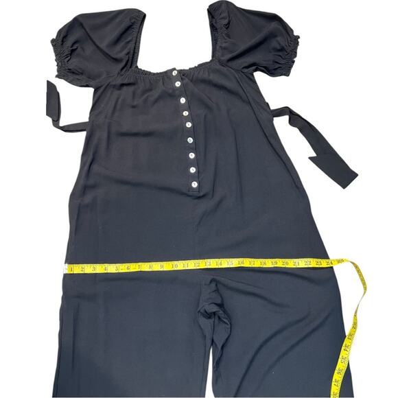 The Frolic Maternity ASOS button down relaxed leg Jumpsuit Sz 6 NWT - Picture 16 of 16